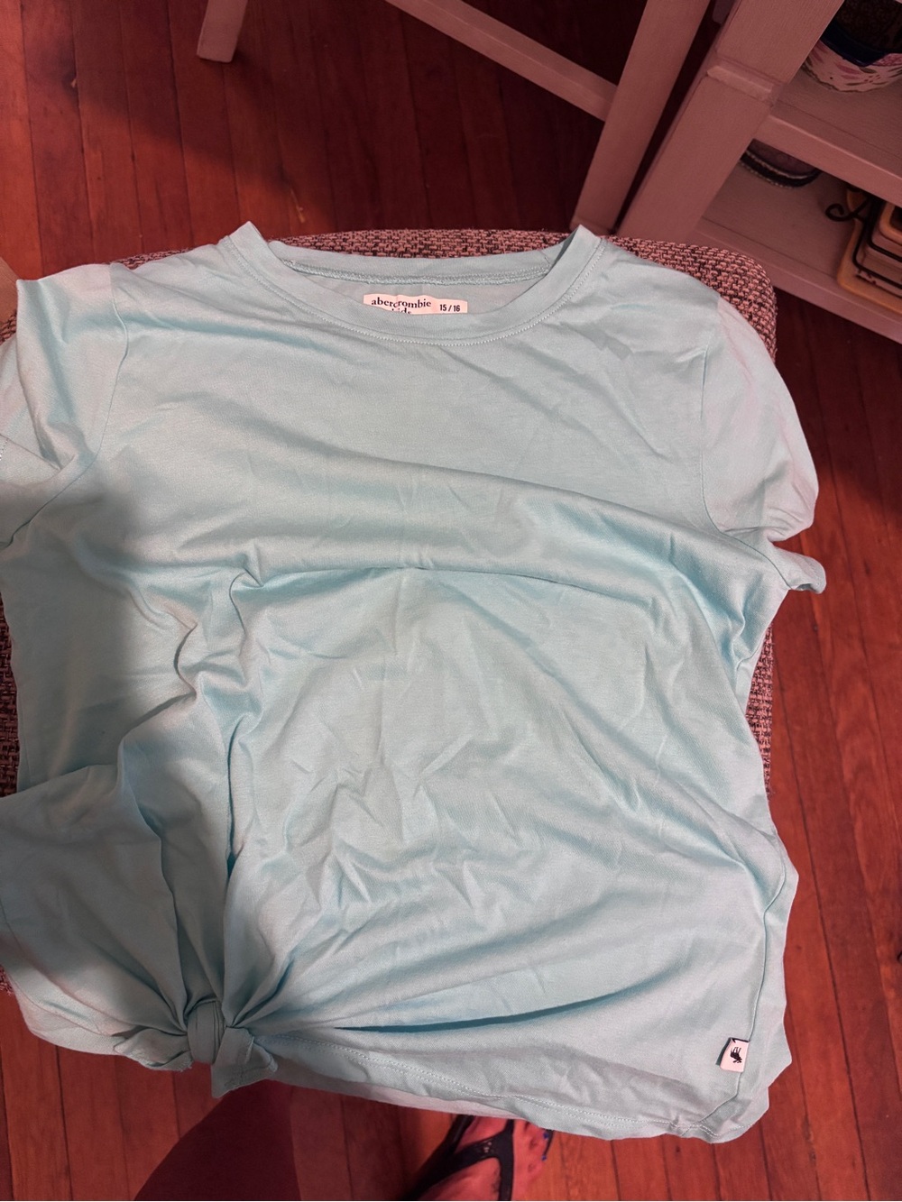 abercrombie kids Light Blue Short Sleeve Tee